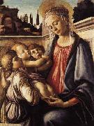 Sandro Botticelli Madonna and Child and Two Angels France oil painting artist